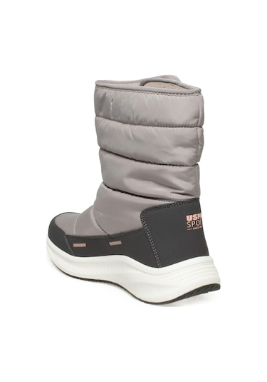 U.S. Polo Assn. U.spolo Vocal 3pr Water Resistant Gri Kadın Bot Gri - Somon