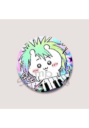Sevimli Chiikawa Rozeti Karikatür Animasyon Periferik Yaka Iğneler Teneke Yuvarlak 50mm Style 02 50mm Çok Renkli