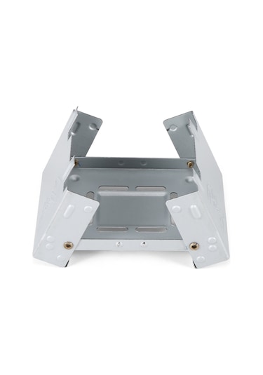 Ön Camlı Cep Alkol Sobası, Açık Kamp Yürüyüş Sırt Çantasıyla,y16434 Gri