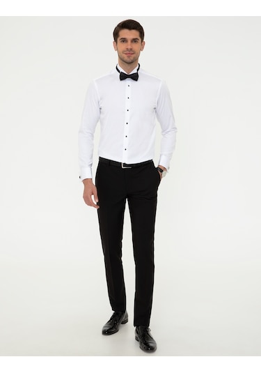 Pierre Cardin Erkek Beyaz Gömlek Smokin 50246037-vr013 Beyaz