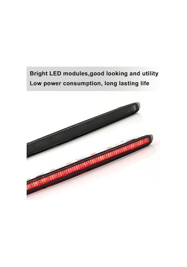 Singree Mercedes W203 2001-2007 İçin Yüksek Konumlu Arka Fren Lambası - Siyah Veya Kırmızı Seçenekli