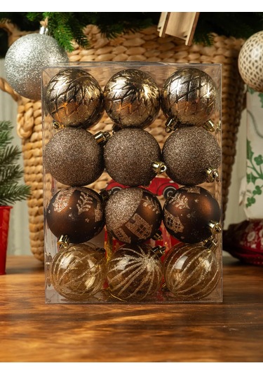 Kaemingk 24 Adet 60mm Yeni Yıl Yılbaşı Ağacı Süs Topları Seti 297815266 Arkadaş