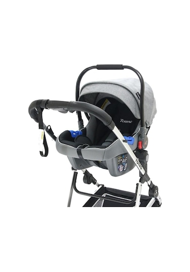 Yoyko City Gri Silver Travel Sistem Bebek Arabası