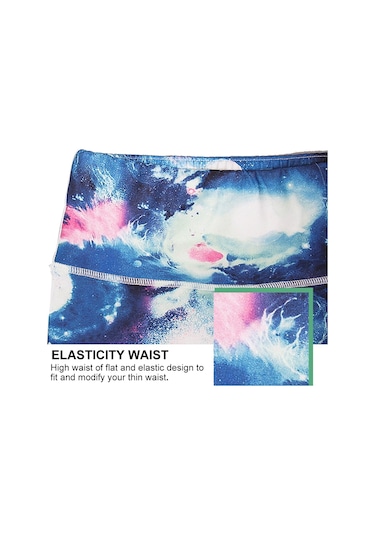 Paıyıge Yoga Pantolonu, Galaxy Hk27 İle Kadın Baskılı