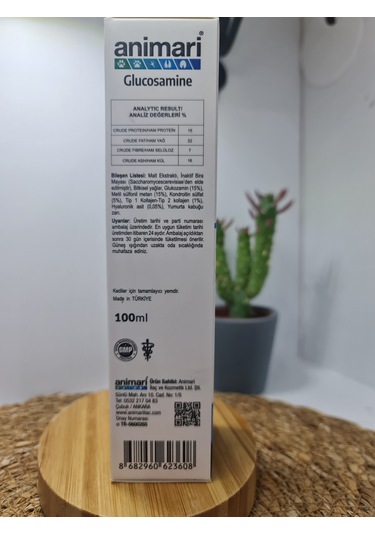 Animari Glucosamine Paste 100ml Kedilerin Kıkırdak Gelişimi