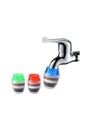 Trendooze Temiz Suyu Musluk Musluk Mini Mavi Mavi Karbon Filtre Ev Arıtıcı Adet Ph Çok Renkli