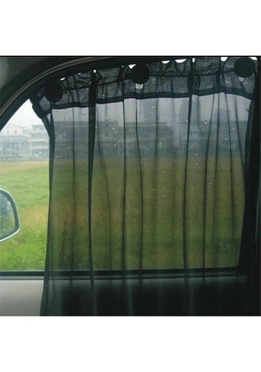 Gajeena Araç Güneşlik Perdesi - 50x75cm Siyah, Kolay Kurulumlu, Isı Yalıtımlı, 2'li Set