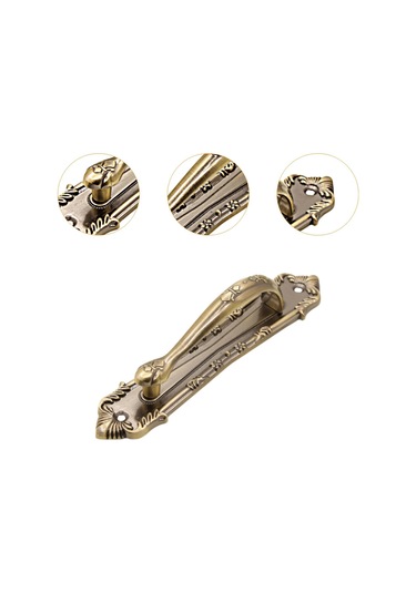 Suntek Ahır Kapısı Çekme Kolu Bahçe Dış Mekan İç Bronz