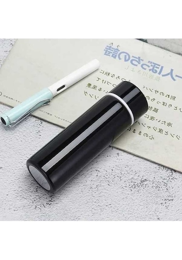 Ganzhoushop Vakum Termos Şişeler Şişe Mini Küçük Kahve Fincan Ambition 150ml Ej - Taşınabilir Ve Pratik Siyah