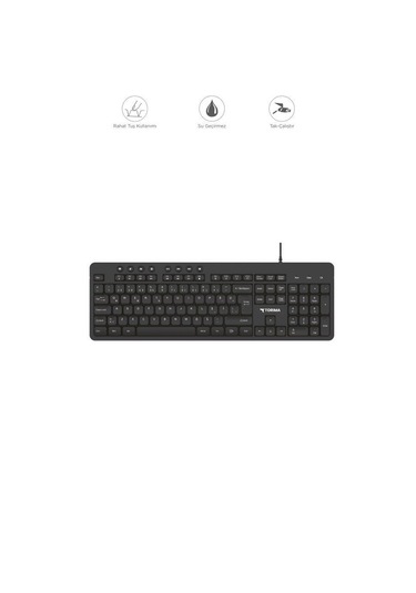 Torima Tk-07 Siyah Multimedya Kablolu Q Klavye Gaming Keyboard Siyah