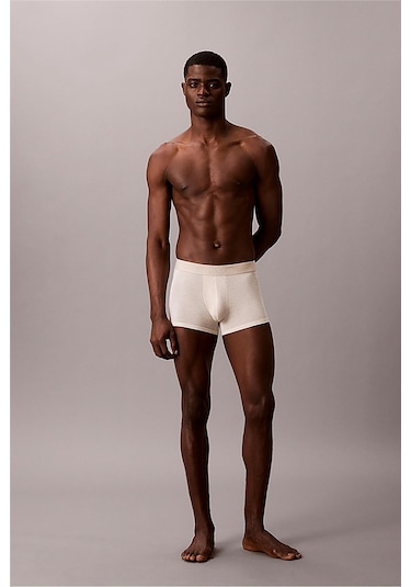 Calvin Klein Trunk 3pk Erkek 3lü Boxer-14930 Beıge