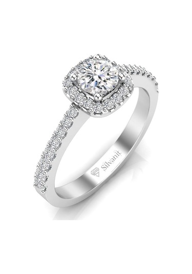 0,65 Karat G Renk Uluslararası Sertifikalı Pırlanta Tektaş Yüzük