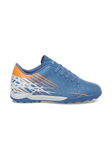 Kinetix Zonzı J Turf F 5pr Saks Erkek Çocuk Halı Saha Ayakkabısı Mavi-turuncu