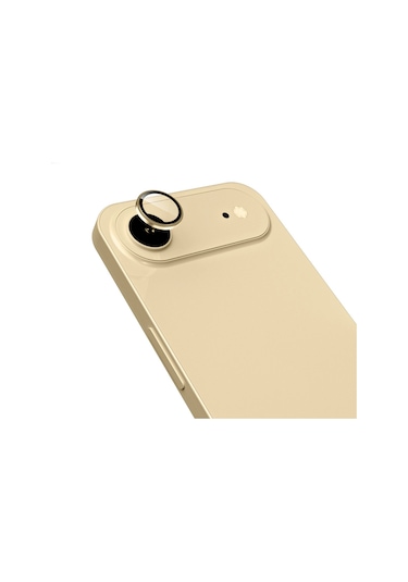 Apple Uyumlu iPad iPhone 17 Air Zore Mikro Kamera Lens Koruyucu Gold