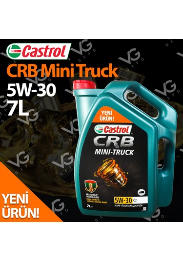 Castrol Crb Mini Truck 5W-30 C2 Hafif Ticari Araç Motor Yağı 7 L
