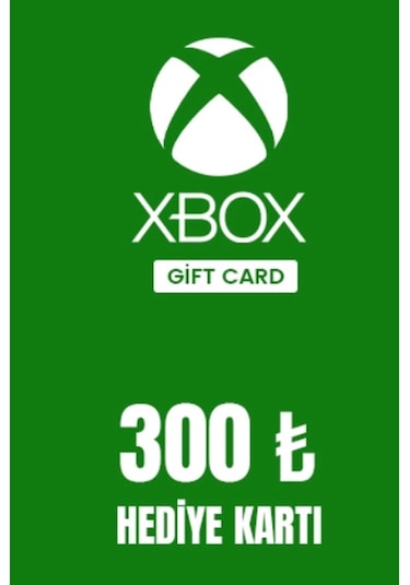 Xbox Live Hediye Kartı 300 Tl