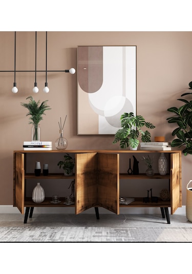 Latina Modern Konsol 180 Cm Ceviz