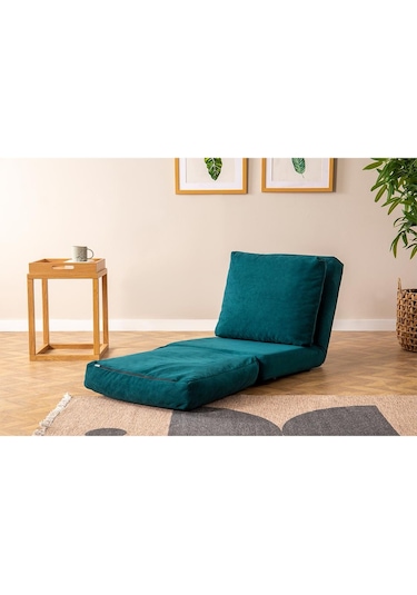 Pafu Taida Tekli Katlanır Yataklı Uzanma Koltuğu Petrol Yeşil