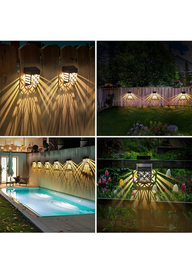 Greentech Güneş Enerjili Duvar ve Çit LED Aydınlatma 4 Adet / GT-SL22