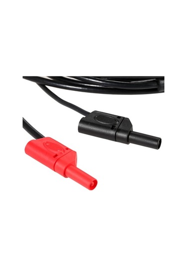 Moly 2 Adet 4mm Siyah-kırmızı Bağlantılı Oto Test İletkeni, 2.9m Bnc Erkek Bağlayıcı, Araç Sinyal Ölçümü İçin