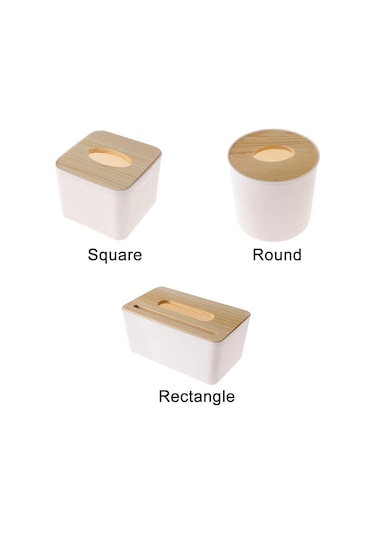 Orange-ev Mutfak Ahşap Plastik Doku Kutusu Masif Ahşap Peçete Tutucu Kılıf Şık Bambu Kapak El Saklama Kutusu Ev Ve Yaşam