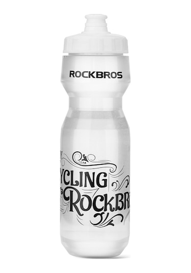 Rockbros Dcbt69 750 ML Bisiklet Su Şişesi Pp5 Toz Kapaklı Sıkma Bisiklet Spor Su Şişesi - Şeffaf/dcbt69c Şeffaf