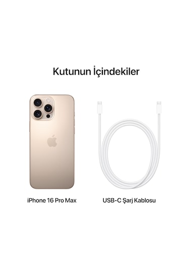 Apple iPhone 16 Pro Max 256 GB (Apple Türkiye Garantili)
