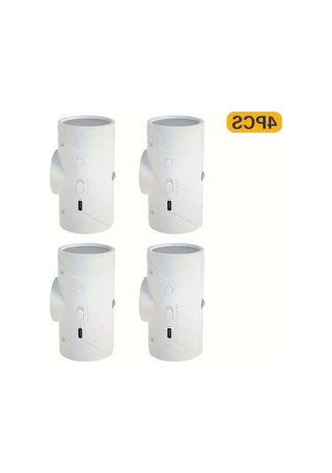 Fastbuy 4 Adet Hareket Sensörlü Led Gece Lambası, 3 Modlu, Manyetik Montajlı Merdiven Duvar Lambası