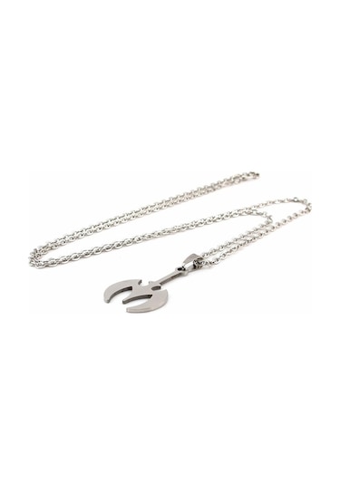 Viking Savaşçı Baltası Paslanmaz Çelik Erkek Kolye Q0266 Çelik