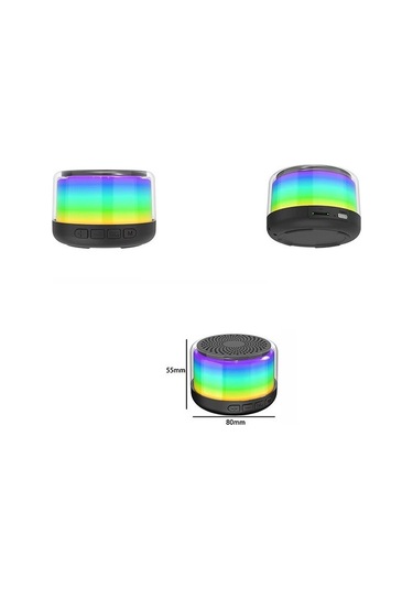 Polygold LF-K8 RGB Ledli Mini Bluetooth Hoparlör