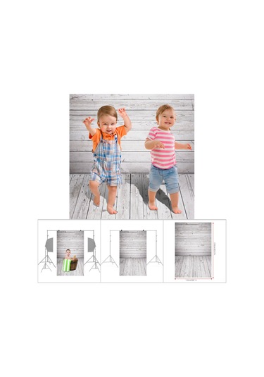 Youtek Vinil Malzeme Vintage Ahşap Desenli Fotoğraf Arka Planı - Stüdyo/ev Kullanıma Uygun, 150x210cm, Yıkama Makinesi İle Temizlenir K-9882