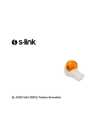 S-Link Sl-K120 Yak1 200 Lü Telefon Konnektör
