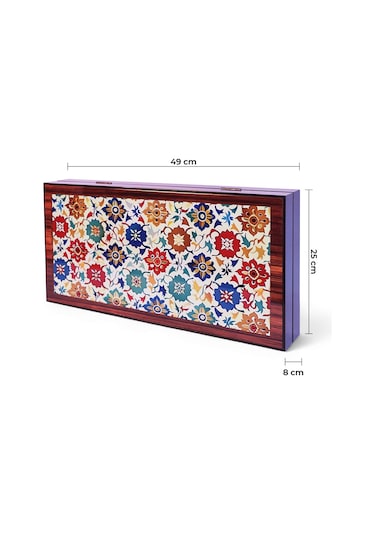 Biggdesign Bloom Tavla Çizilmez Zeminli, Mıknatıslı Mdf Kasa, Polyester Pullar