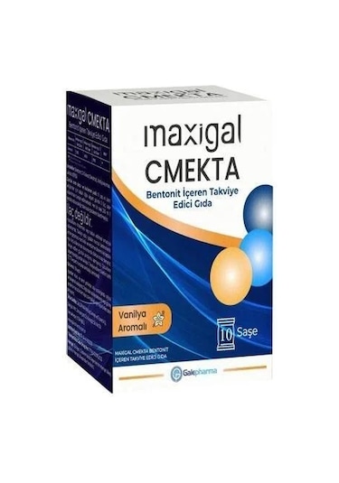 Maxigal Cmekta Bentonit İçeren Takviye Edici Gıda 10 Saşe