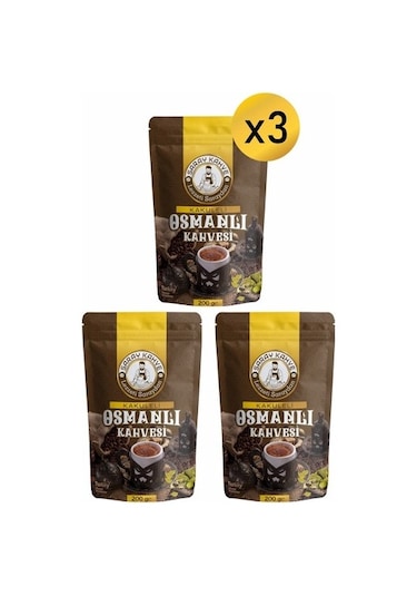 Saray Kahve Kakuleli Osmanlı Kahvesi 3 x 200 G