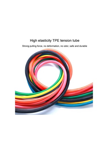 Sones 5 Direnç Tüpü Göğüs Genişletici Göğüs Egzersizi Çekici Kol Güçlendirme Eğitmeni Çıkarılabilir Çekme Halatı Fitness Ekipmanı Kırmızı