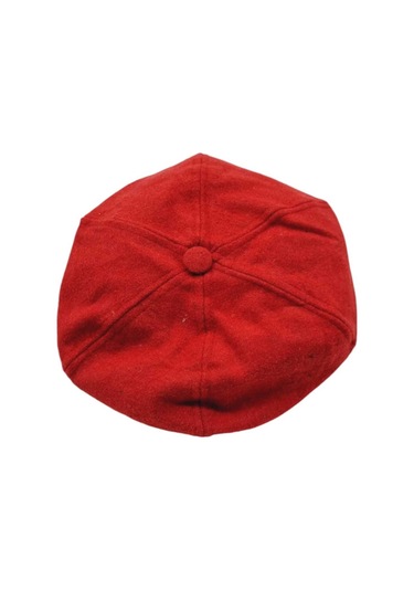 Uniquetrenders Kadın Arkadan Lastikli Kışlık Baretta Şapka Kırmızı