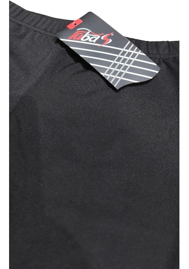 Fuba Kadın Siyah Kısa Tayt SiYAH