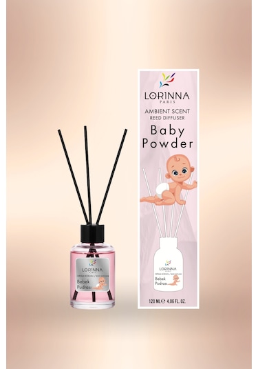 Baby Powder Bambu Çubuklu Oda Kokusu 120 Ml Bebek Pudrası
