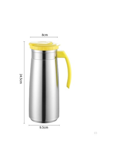 Novahub Soğuk Su Isıtıcısı Mavi Paslanmaz Çelik Sürahi 1.3l Kapaklı Çaydanlık