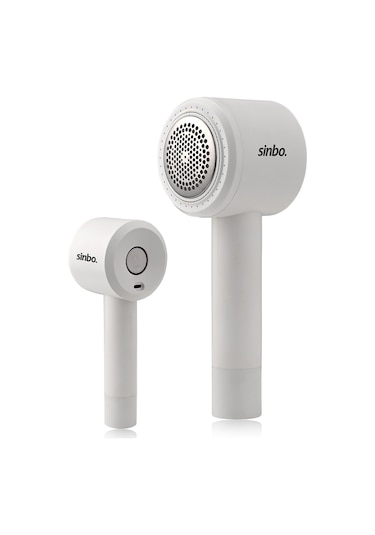 Sinbo Ss-4076 Şarjlı Tiftik Temizleyici Beyaz 6 Paslanmaz Çelik Bıçaklı, Type-c Şarjlı, Yapışkanlı Roller Başlıklı Beyaz