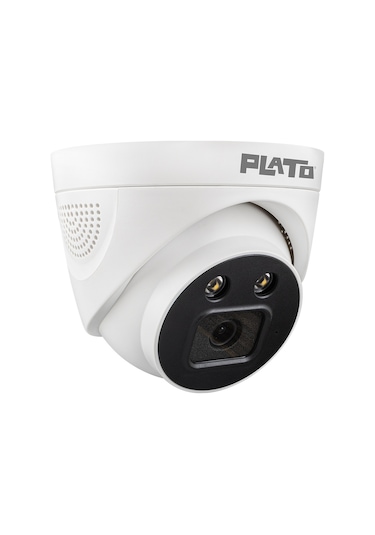 Dome Kamera Plato Pl-22996 5mp Color Vu Mikrofonlu 3.6 Mm 2 Atom Led Plastik Kasa Ahd