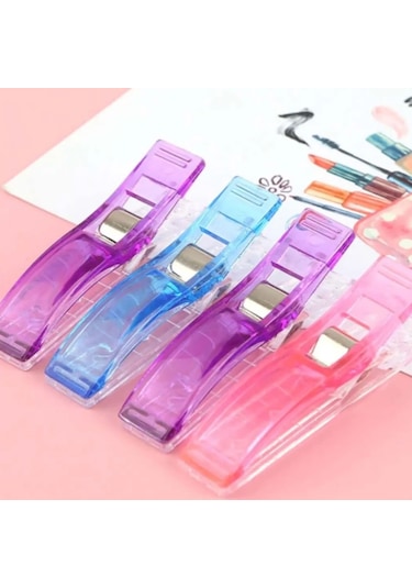 Hodbehod 10 Adet Jumbo Boy Dikiş Nakış Kumaş Kağıt Sıkıştırma Mandalı