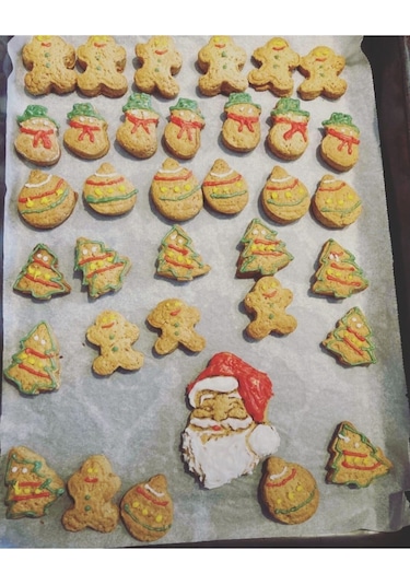 Bayev Yılbaşı Kurabiye Kalıbı 3133 Çam Ağacı - Gingerbreadman- Kardan Adam
