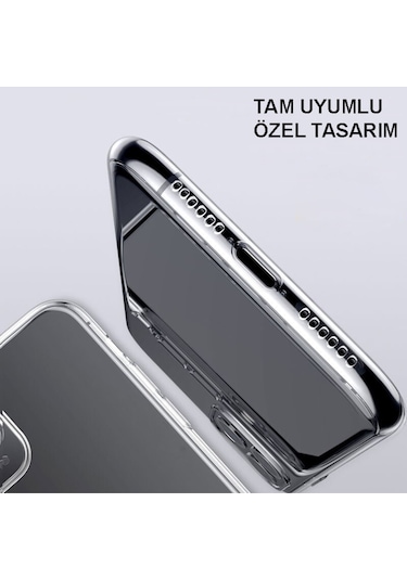 Tecno Spark 8c Kapak Kamera Korumalı Süper Silikon Şeffaf Kılıf