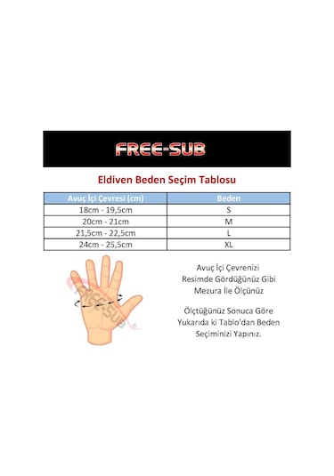 Free - Moto Free-Moto Motorsikletçi Güderi Eldiven
