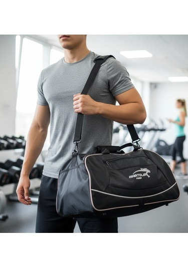 Newfull Sport Anatolia Pars Astarlı Seyahat Ve Spor Çantası-byük Siyah