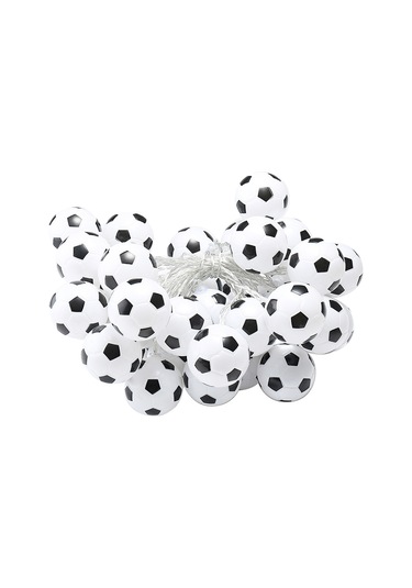 Xindoker Futbol Şekilli Led Işık Zinciri - Dünya Kupası Ve Partiler İçin Dekoratif Asma Aydınlatma