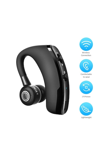 Kangvka V9 Kablosuz Kulaklık - Araçta Kullanım İçin Stereo Bluetooth 5.0 İş Kulaklığı
