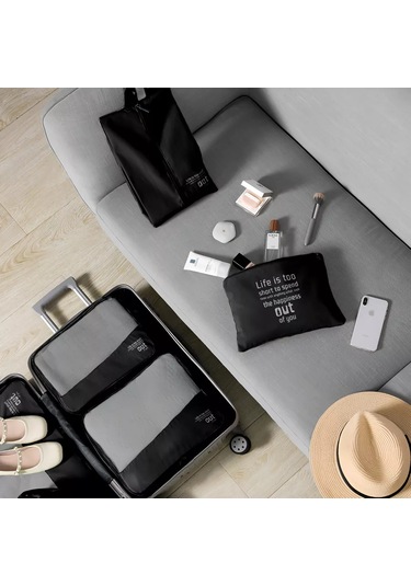 Family Co. Bagaj İçin Seyahat Düzenleyici 242661297 Siyah